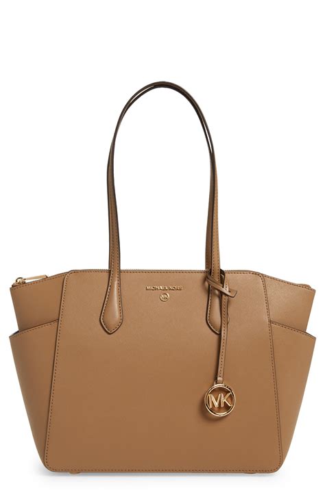 schultergurt michael kors|Michael Kors leather tote.